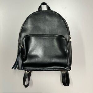 KC Jagger Sutton Black Leather Backpack